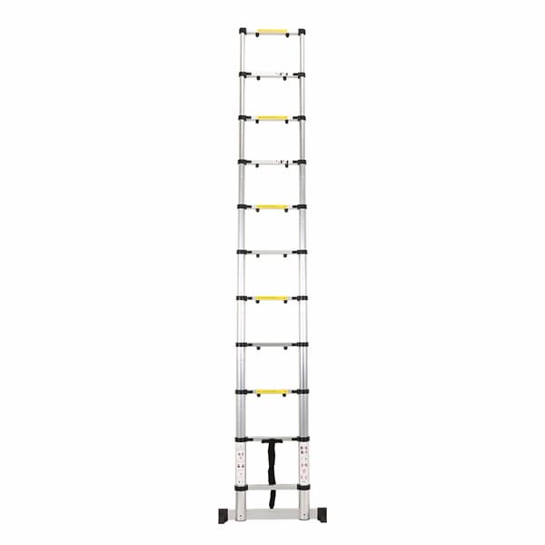 3_2m Aluminum Telescopic Ladder With Finger Gap And Stabiliz